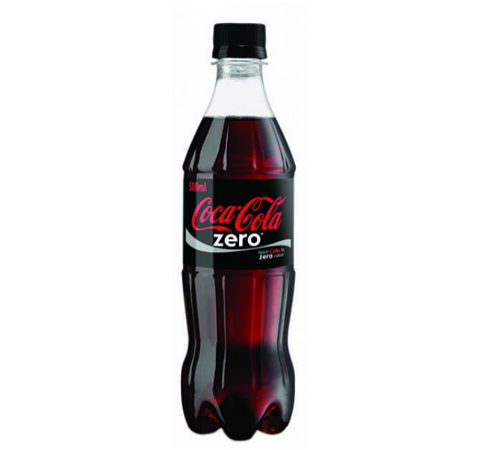Fles cola zero 0.5L