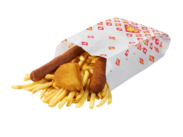 Gezinszak friet 4 snacks