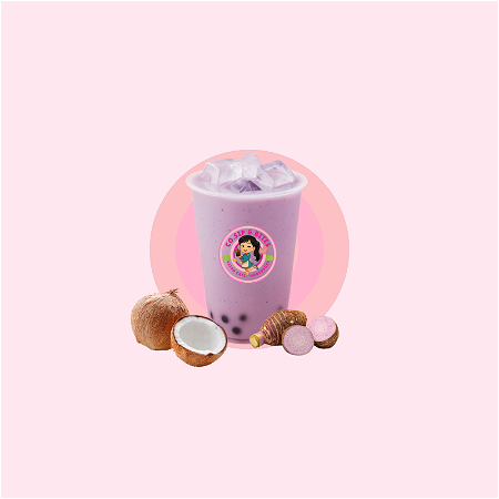 Taro coconut milk tea