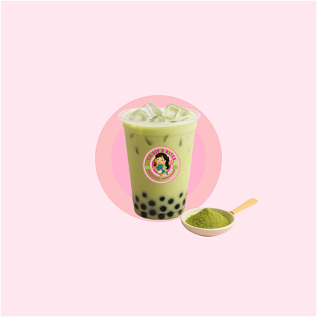 Matcha milk tea