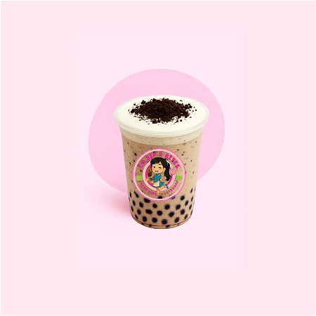 oreo cream cheese milk tea