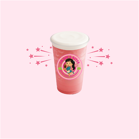 Mixed berry cheese tea slush