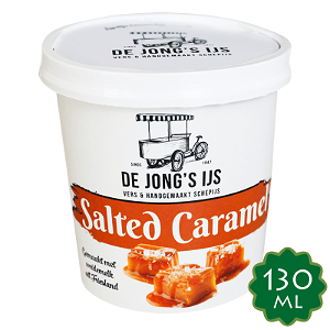 Salted Caramel schepijs - De Jong's Ijs