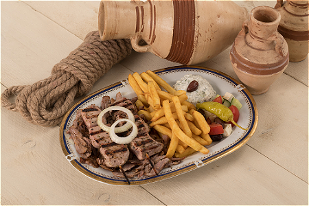 Souvlaki schotel