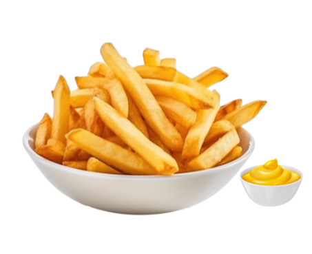 Friet met saus