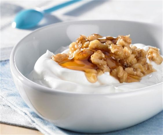 Griekse yoghurt met honing & walnoten voor 2 personen