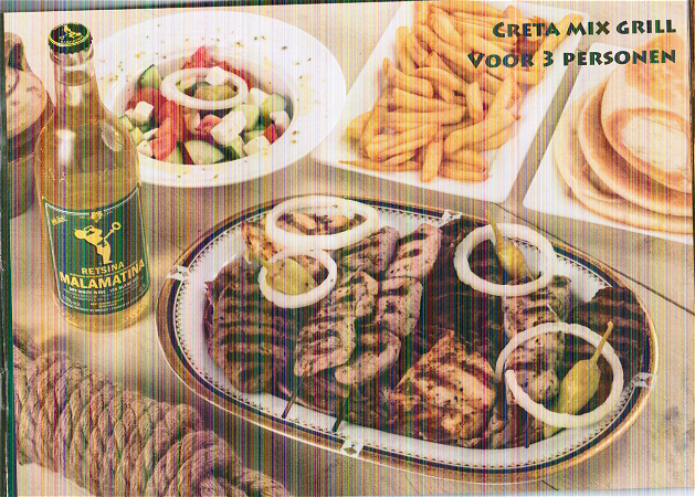 Creta Mixed grill voor 3 personen