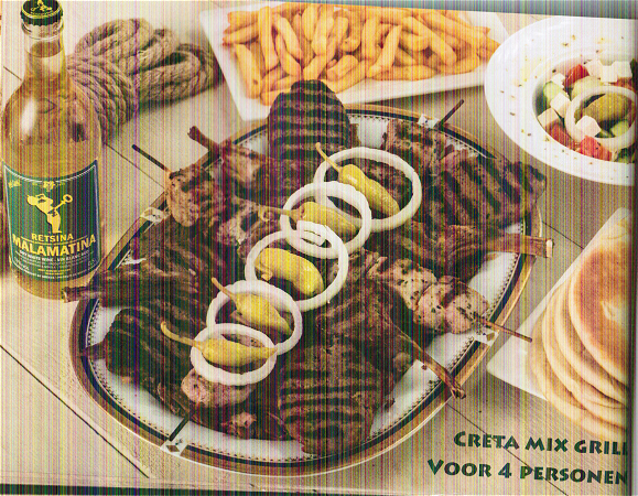 Creta Mixed grill voor 4 personen