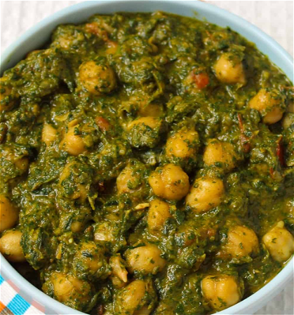 Chana spinach 