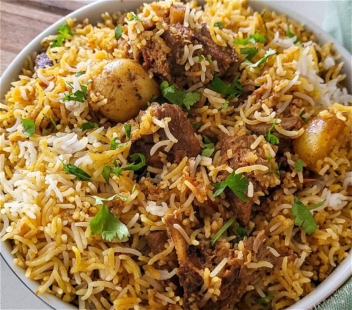 Lamb biryani