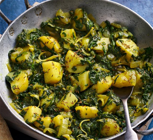 Saag Aloo