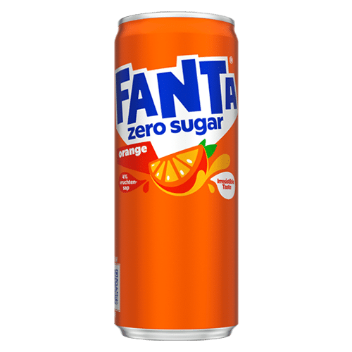 Fanta orange no sugar 330ml