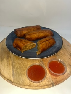  pulled chicken loempia 