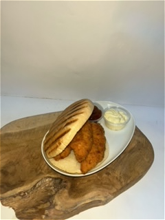 Turks gegrild broodje chicken tenders inc groentebakje