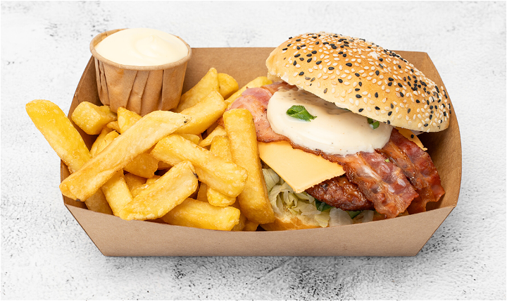 Classic burger menu