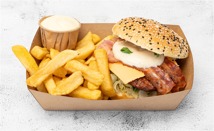 Kaasbaas burger menu