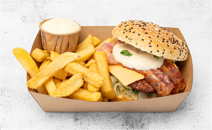 Boeren burger menu