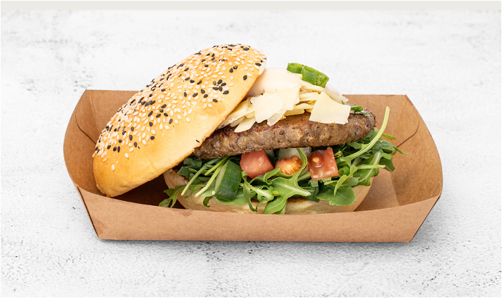 Veggie cheeseburger