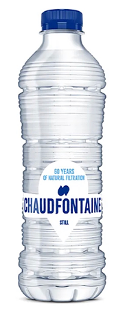Fles Chaudfontaine blauw