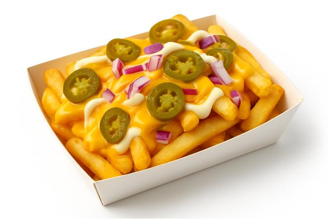 Jalapeno-cheese fries