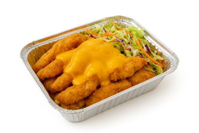 Fried chicken Kapsalon