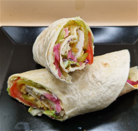 Wrap krokante kip
