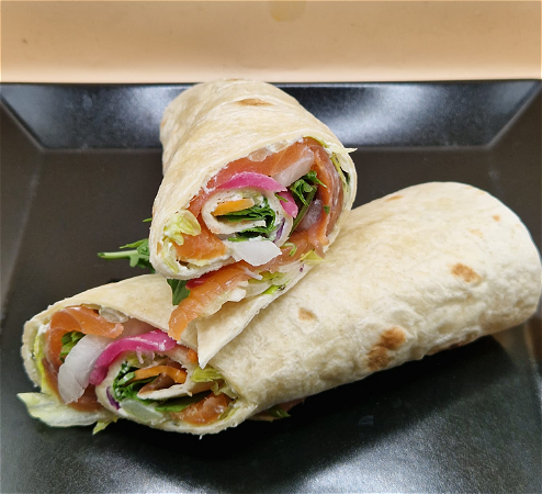 Wrap gerookte zalm 
