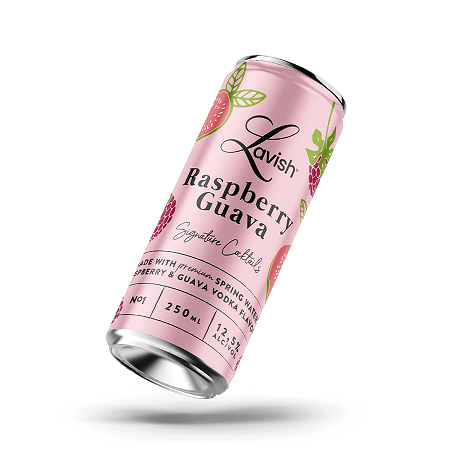 Lavish Raspberry Guava cocktail 