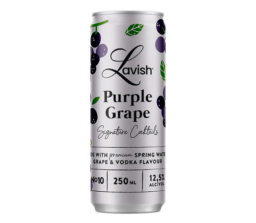 Lavish Purple Grape Signature Cocktail