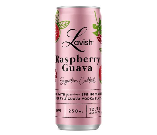 Lavish Raspberry Guava cocktail 