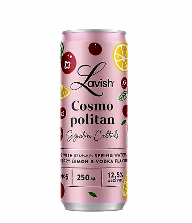 Lavish Cosmopolitan Signature Cocktail