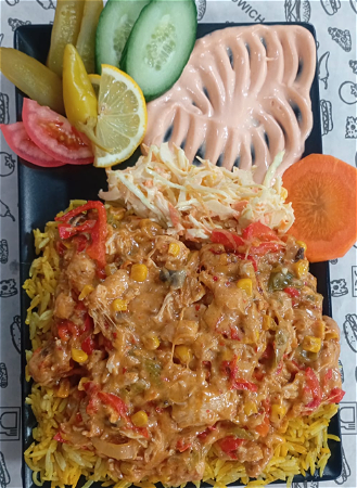 Faijta menu rijst of patat