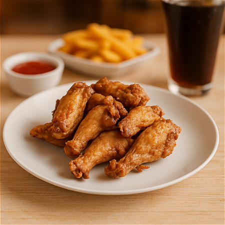 Naturel wings groot menu