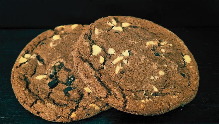 Cookie choco met witte en bruine choco chips
