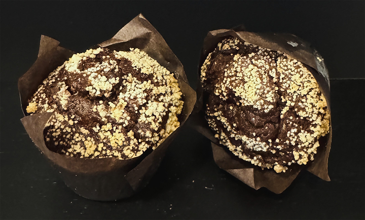 Muffin choco - witte chocolade