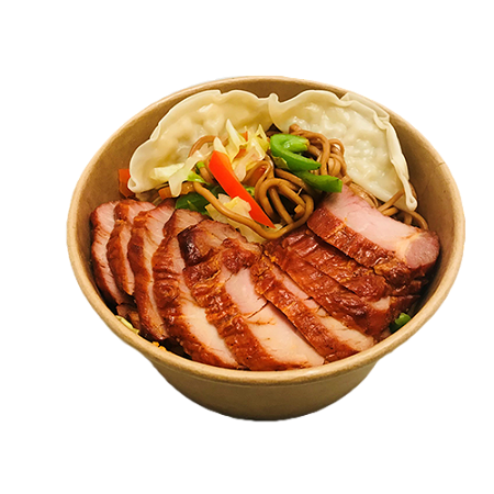 Cha shao chao mian (varkensvlees)                  