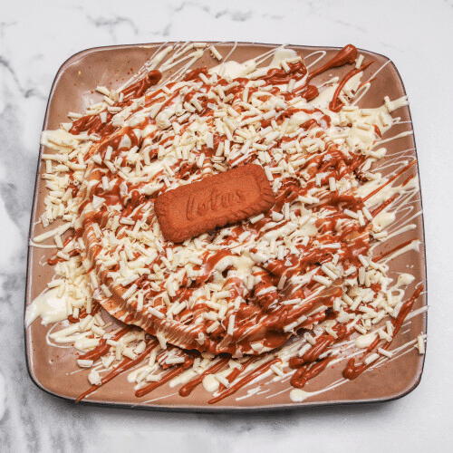 Lotus biscoff waffle