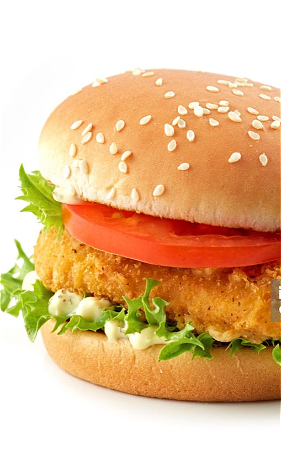 Crispy burger