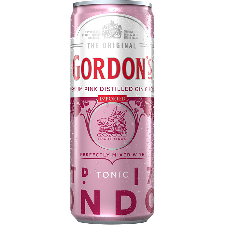 Gordon's Premium Pink Distilled Gin & Tonic 250ML