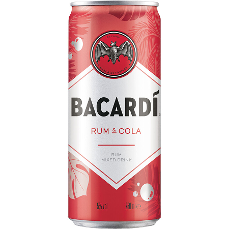 Bacardi Rum & Cola 250ml