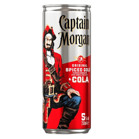 Captain Morgan and Cola 250ml