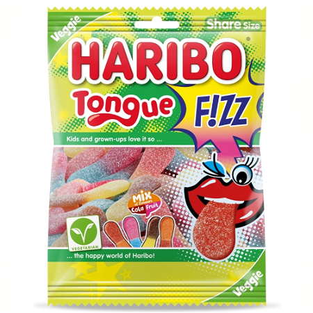 Haribo Tongūe Fizz 185gr