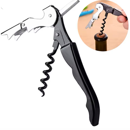 Kurkentrekker - Corkscrew Stainless steel