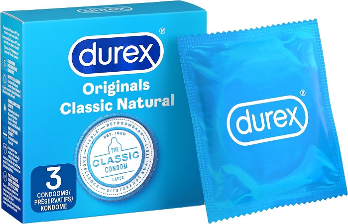 Durex Classic Natural Condoom 1 Stuk/Pcs