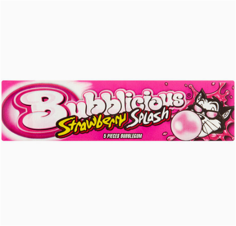 Bubblicious Strawberry Splash 5 piece