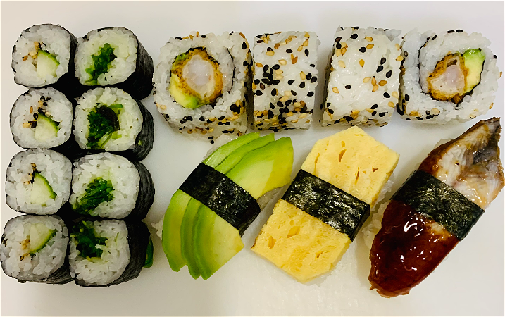 A: Modieus sushi box 15 stuks