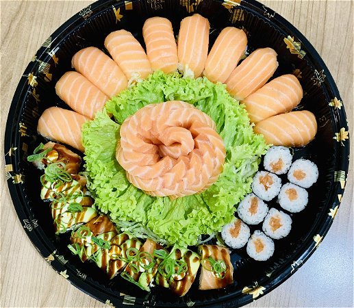 Luxe  sake sushi box 36 stuks