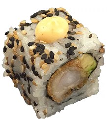 Crispy ebi roll (8 stuks) 