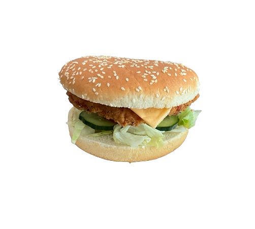 Crispy chicken burger