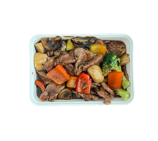 Ossenhaas met tausi saus